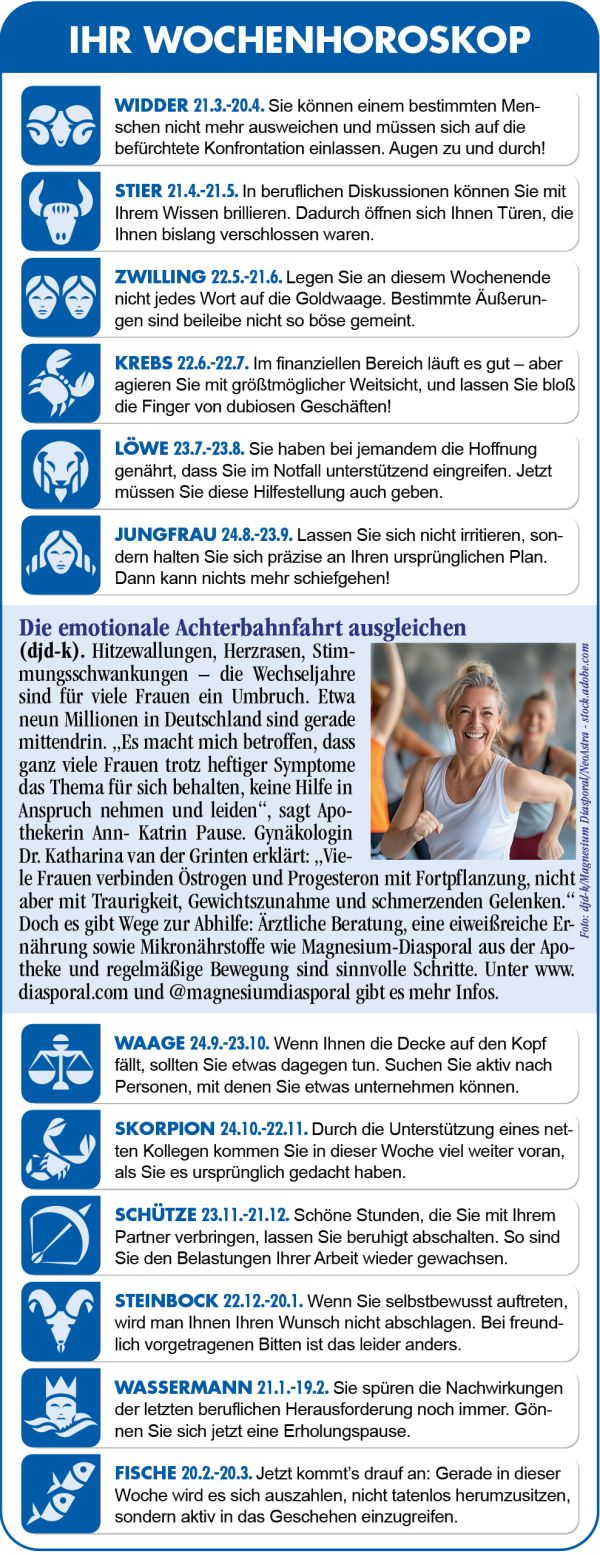 Horoskop Woche 41 2025 by ReiseTravel.eu