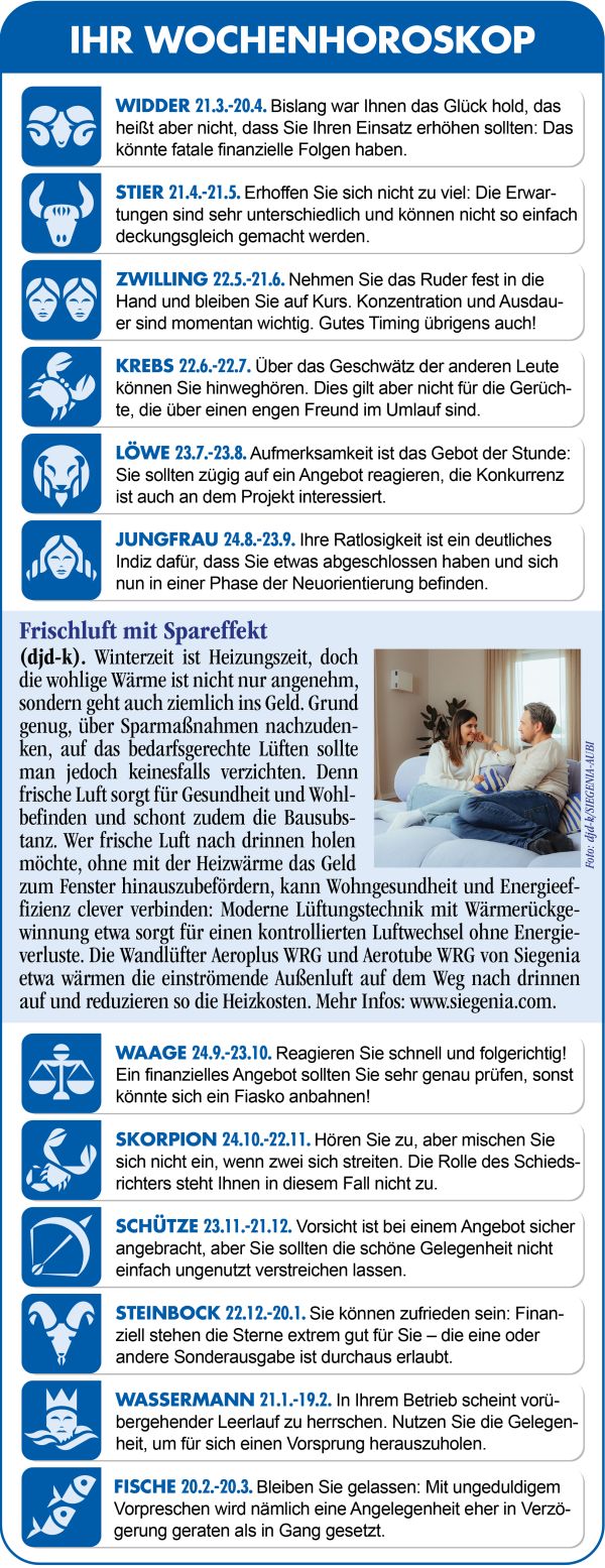 Horoskop Woche 9 2026 by ReiseTravel.eu
