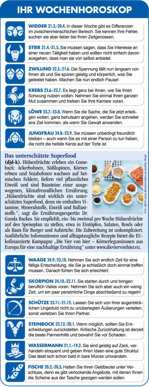 Horoskop Woche 16 2026 by ReiseTravel.eu