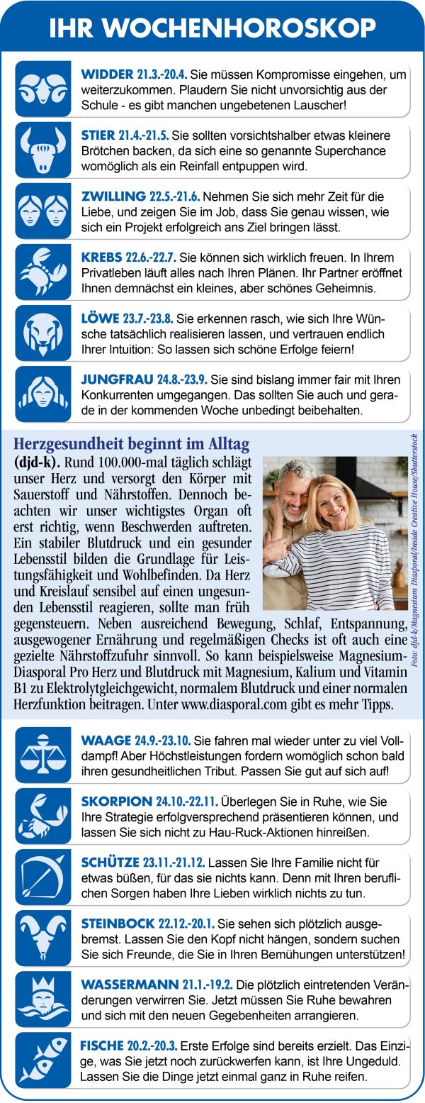 Horoskop Woche 22 2026 by ReiseTravel.eu