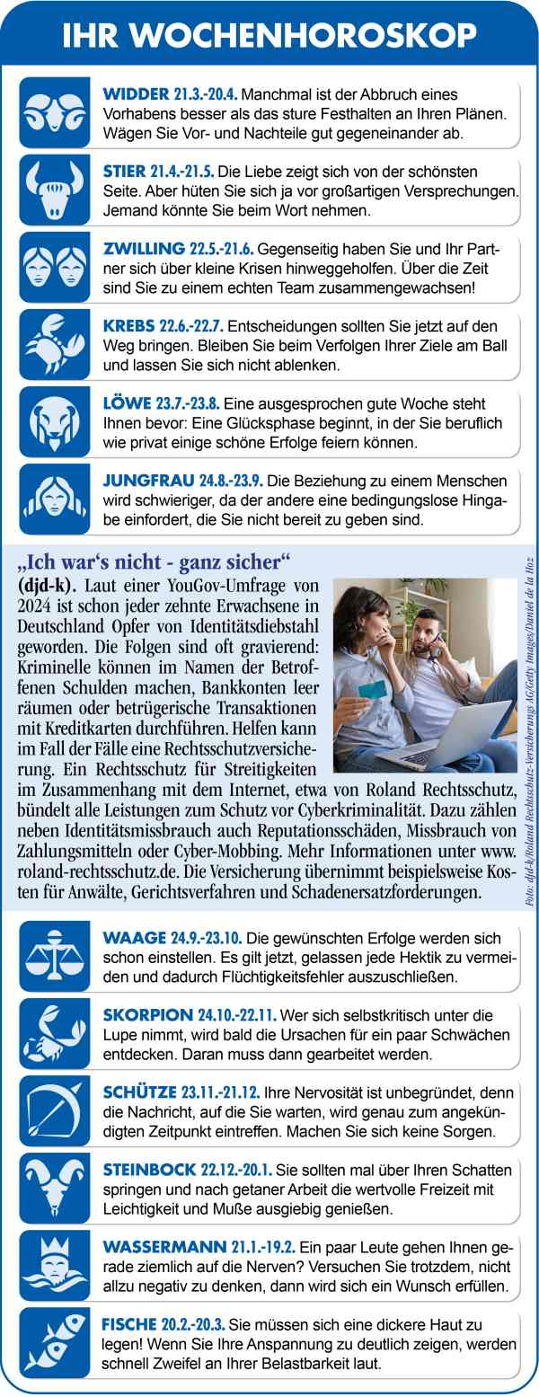 Horoskop Woche 30 2026 by ReiseTravel.eu