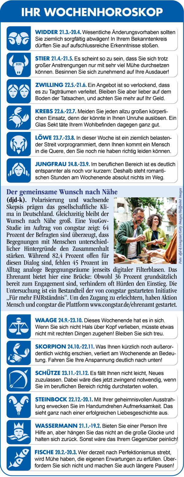Horoskop Woche 37 2026 by ReiseTravel.eu