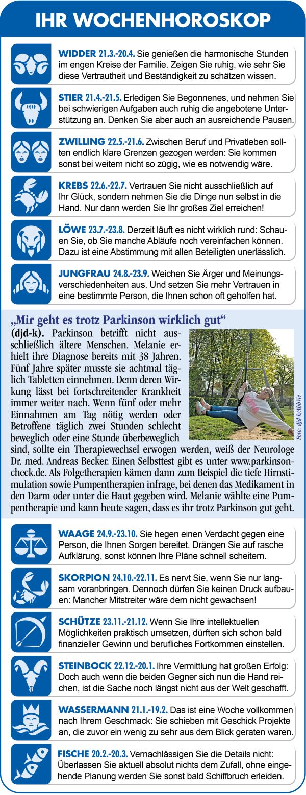 Horoskop Woche 41 2026 by ReiseTravel.eu