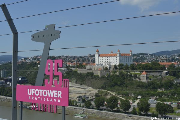 UFO Aussichtsturm Symbol von Bratislava
