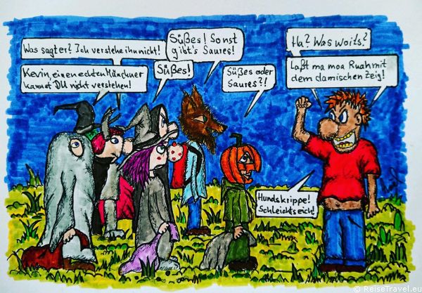 Halloween ReiseTravel.eu Comics von Kaef