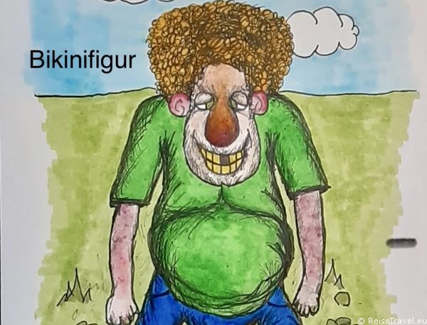 Bikinifigur Kaef Comics by ReiseTravel.eu 