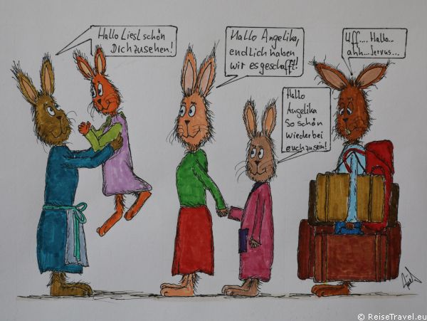 Kaef Comics Familie Hase im Stubaital by ReiseTravel.eu 