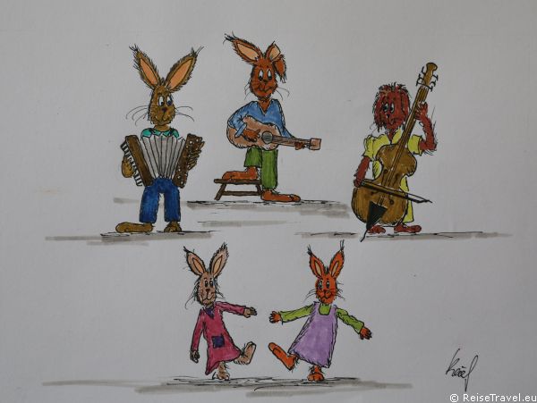 Kaef Comics Familie Hase im Stubaital by ReiseTravel.eu